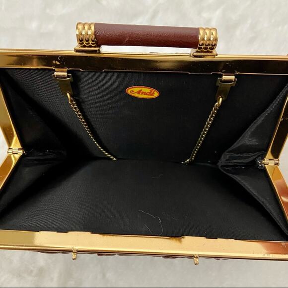 Ande Vintage 1970’s Leather Clutch Bag - Picture 5 of 5